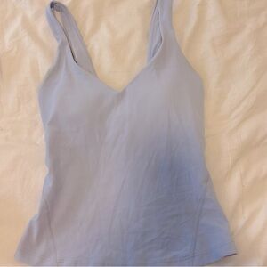 Lululemon align waist length sport tank pastel blue size 0